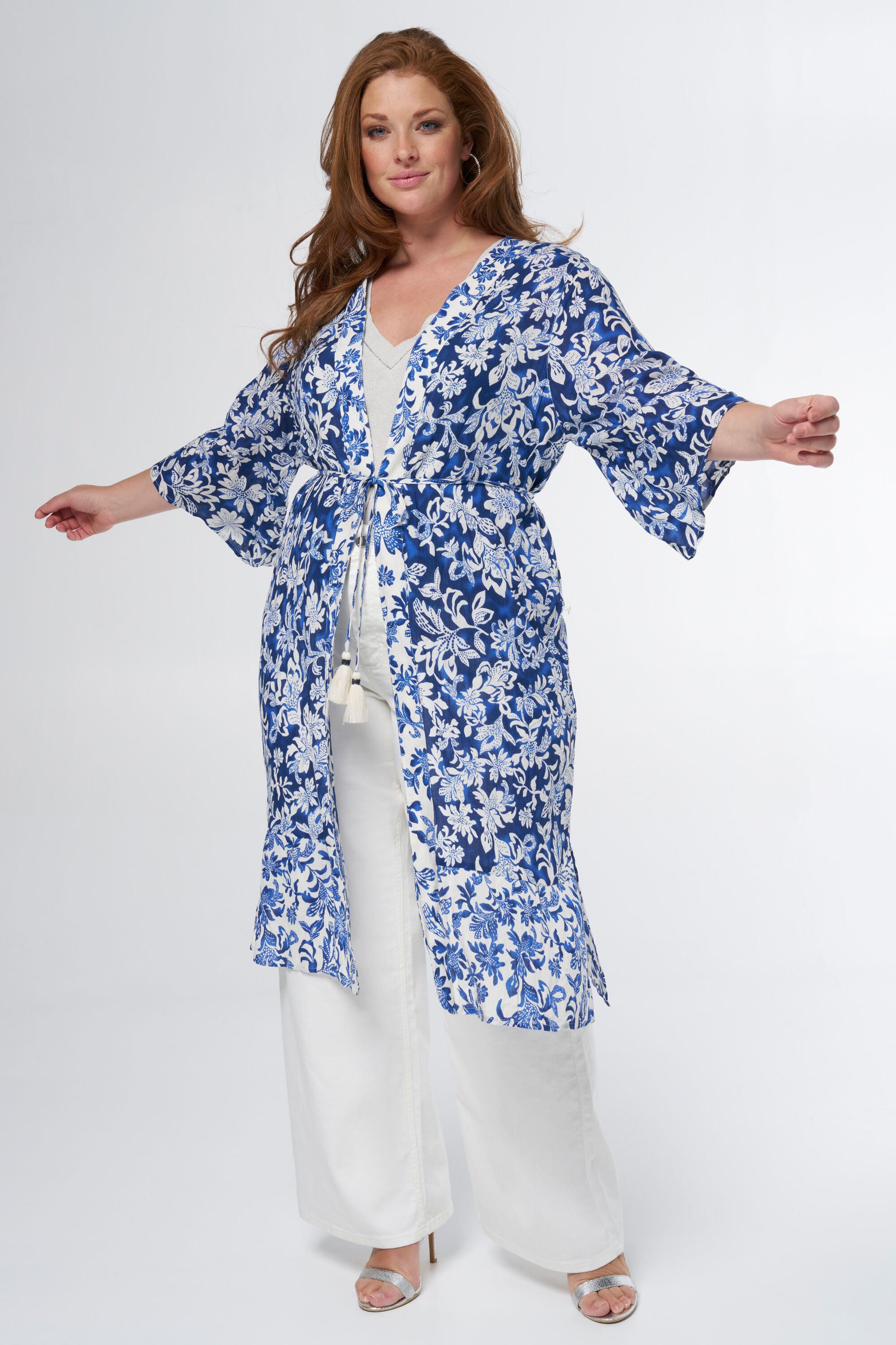 Kimono mit Print  image number 5