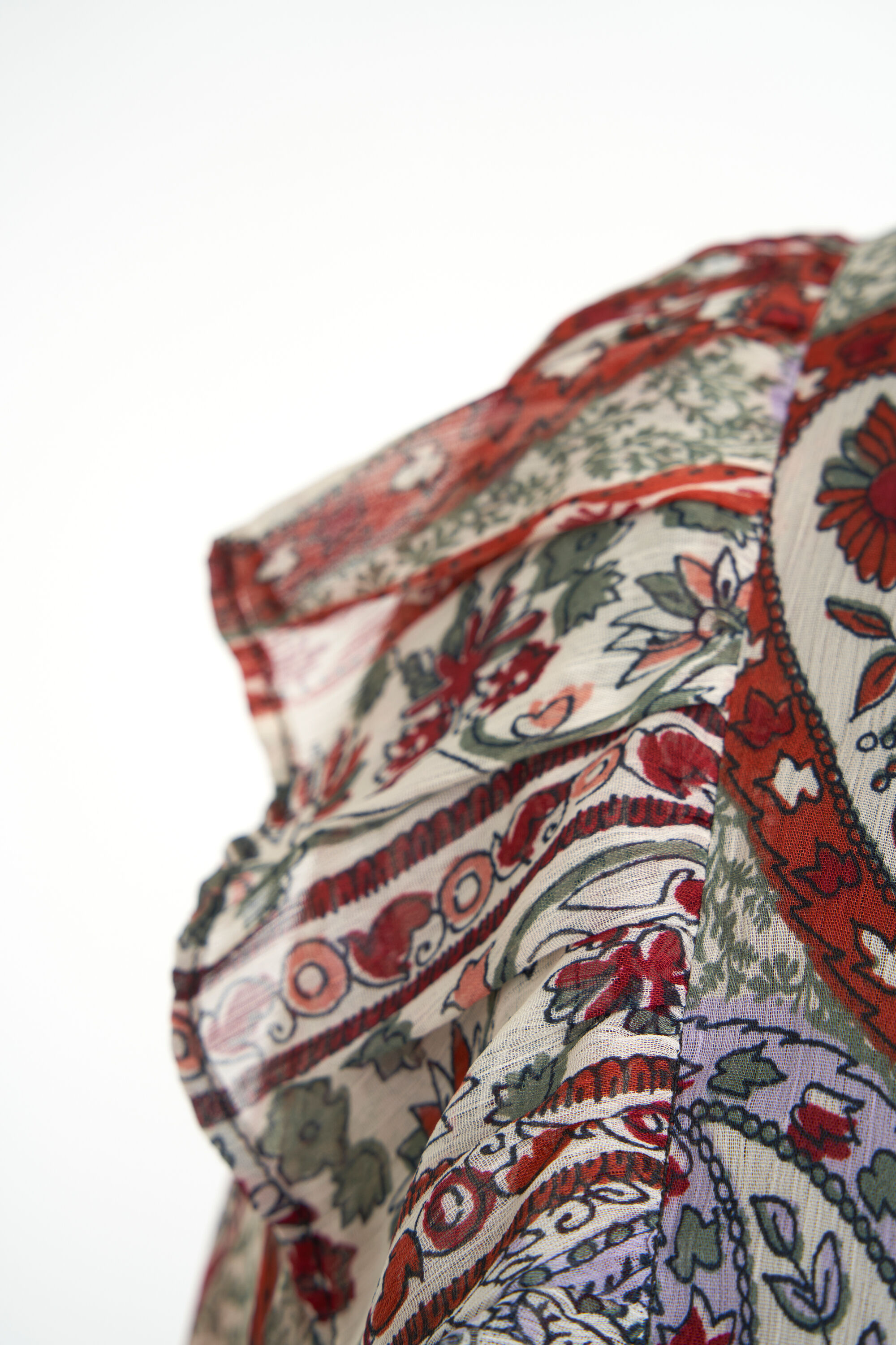 Langes Kleid mit Print  image number 5