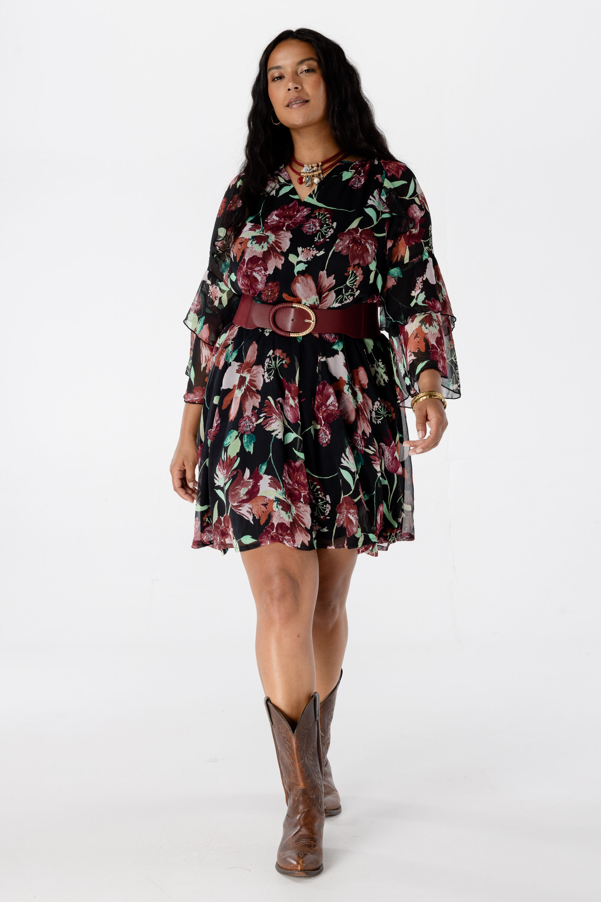 Kleid mit Print image number 5