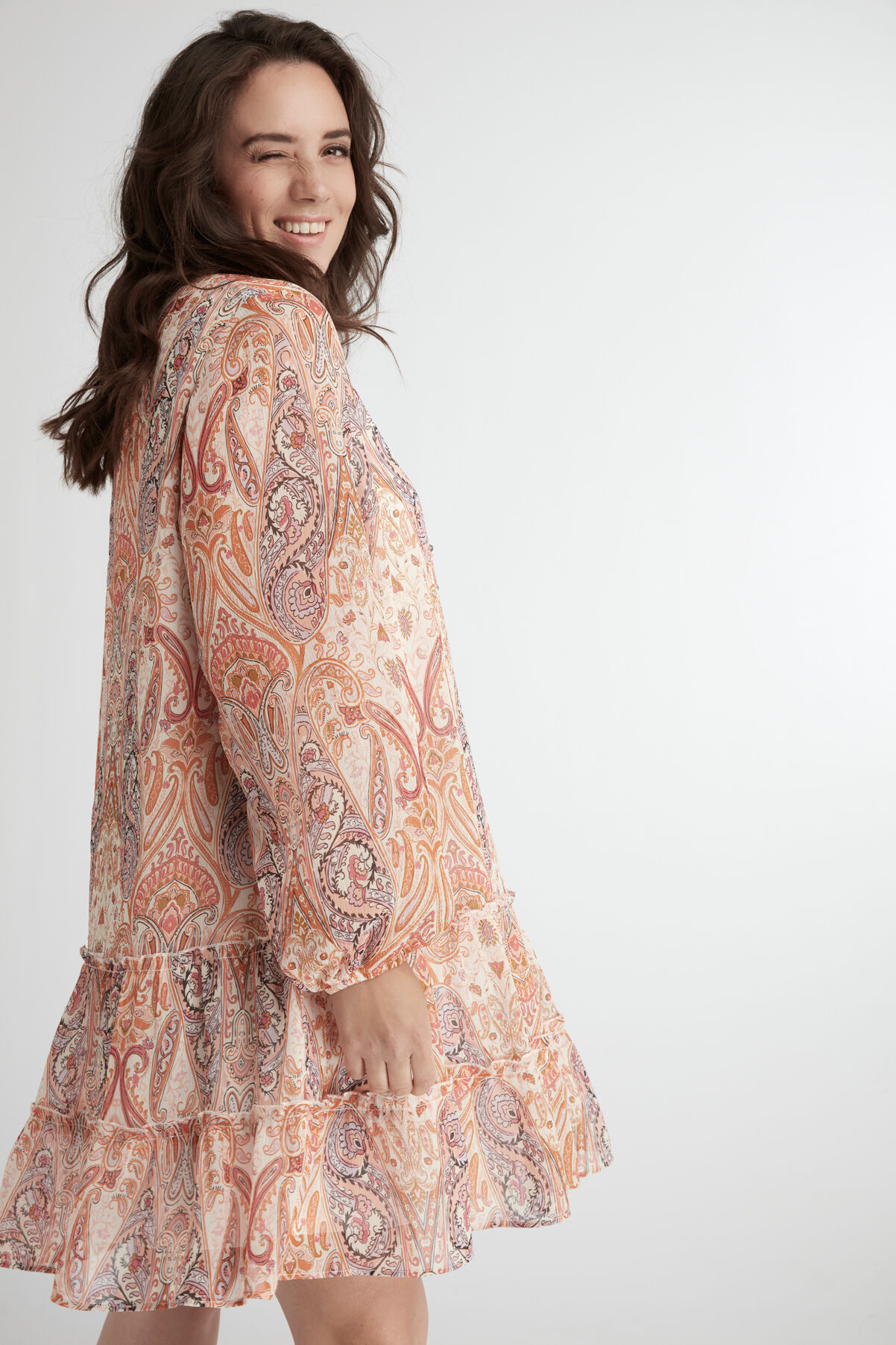 Kleid mit Paisley-Print image number 5
