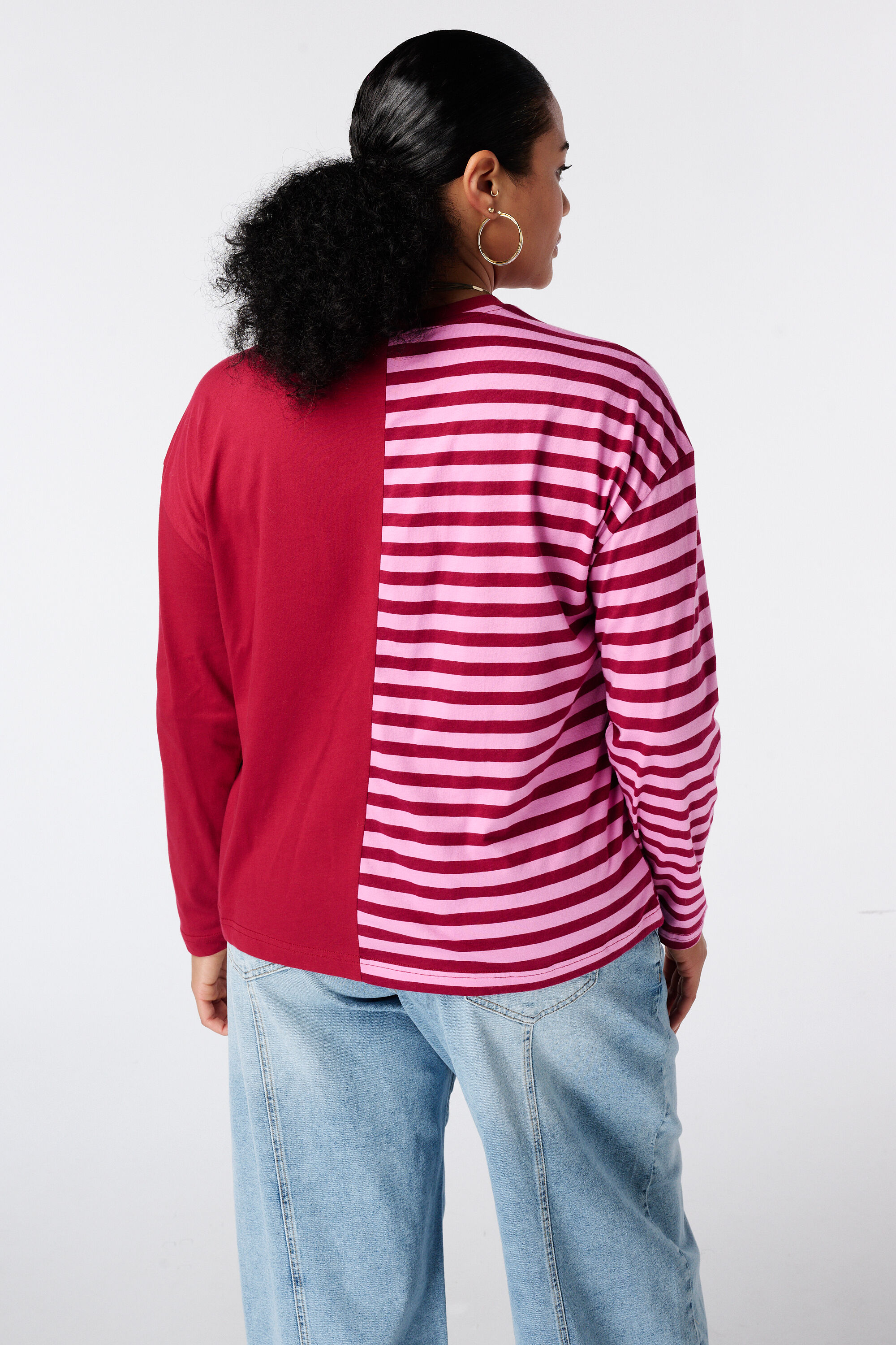 Gestreiftes Langarmshirt image number 3