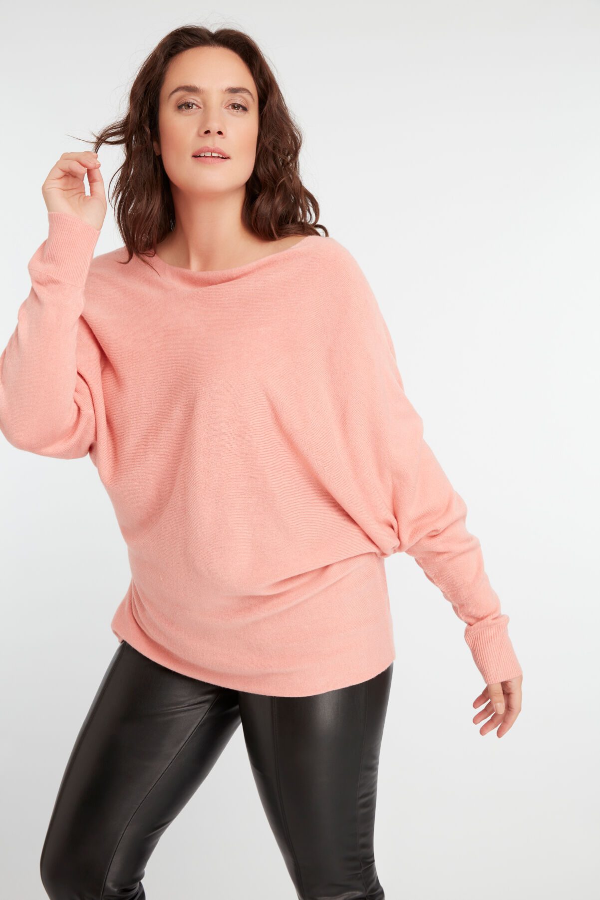 Pullover mit Fledermaus&auml;rmeln image number 3