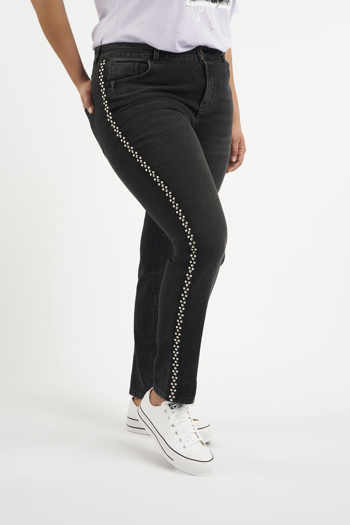 Jeans mit Seitendetail image number 4