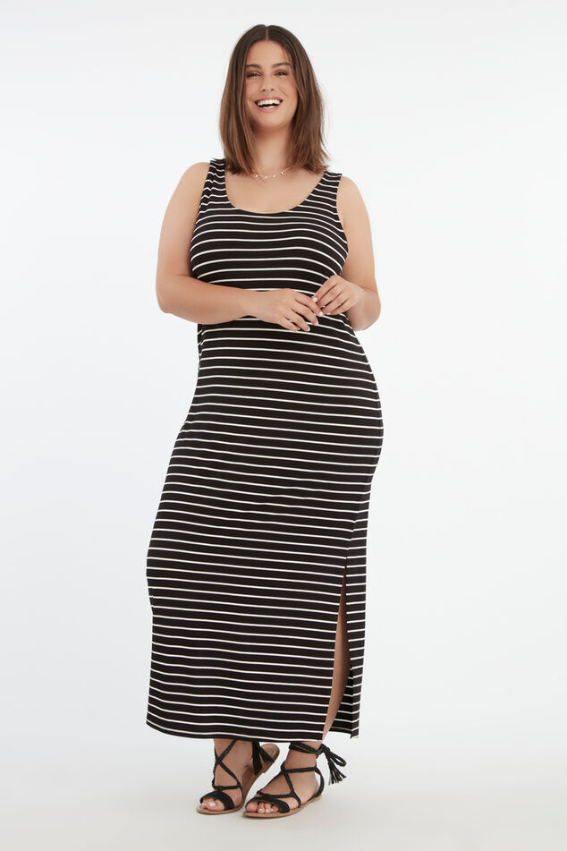 Maxi-Kleid mit Schlitz image number 0