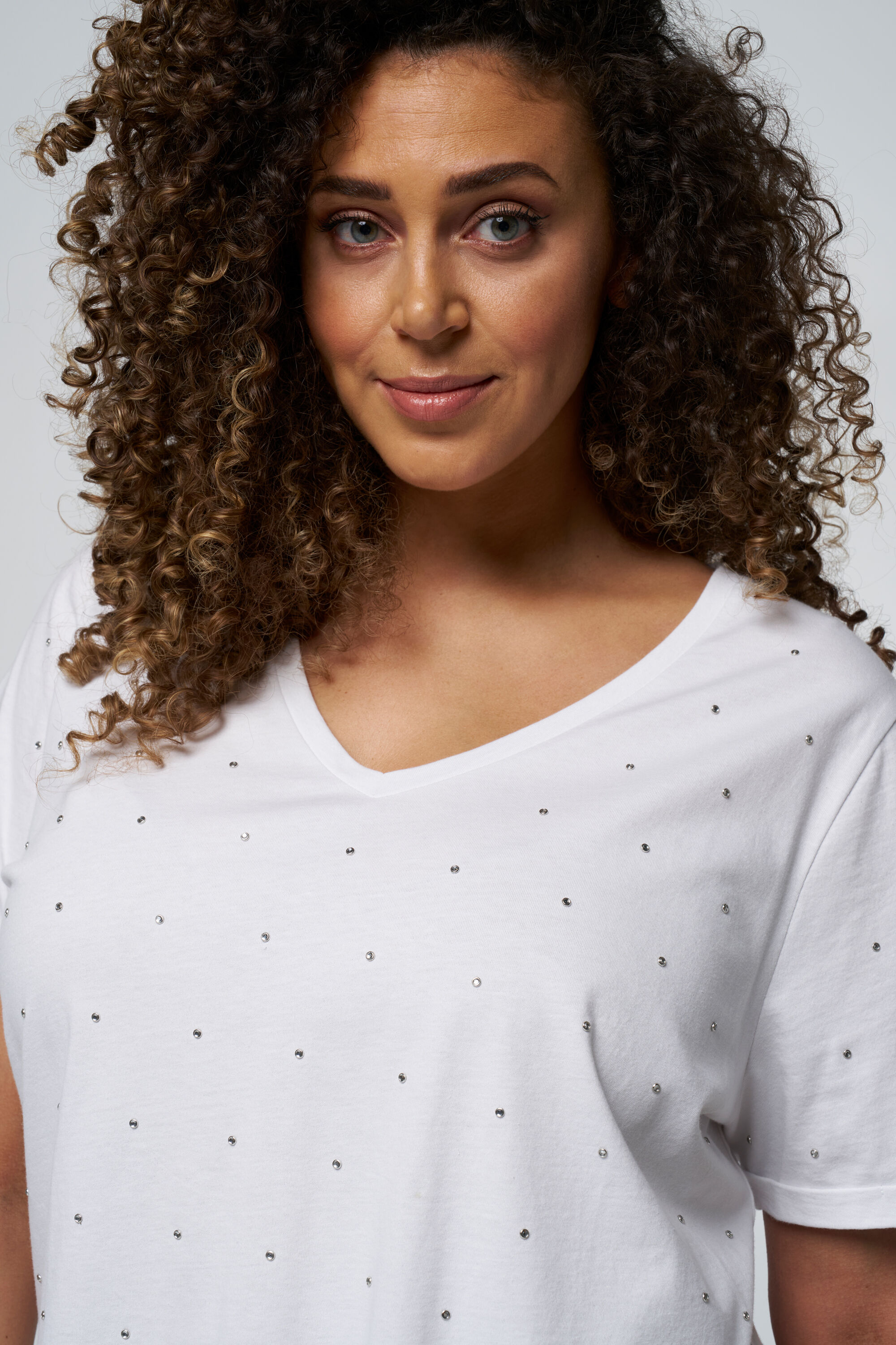 T-Shirt mit Steinen image number 6