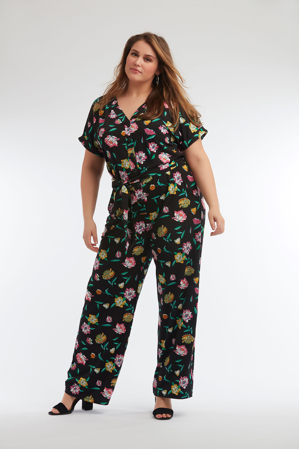 Jumpsuit mit floralem Print image number 4