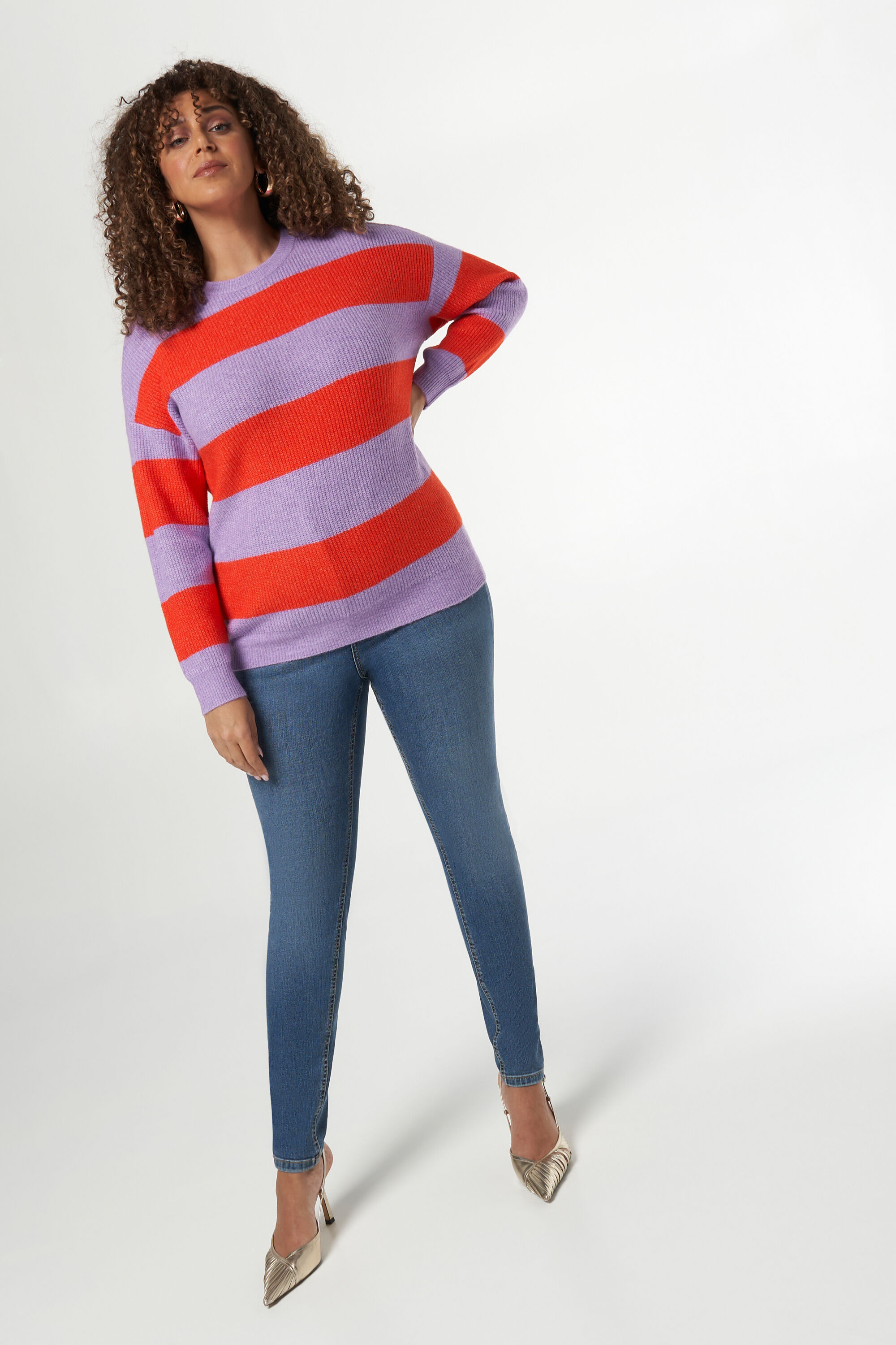 Zweifarbiger Pullover image number 5