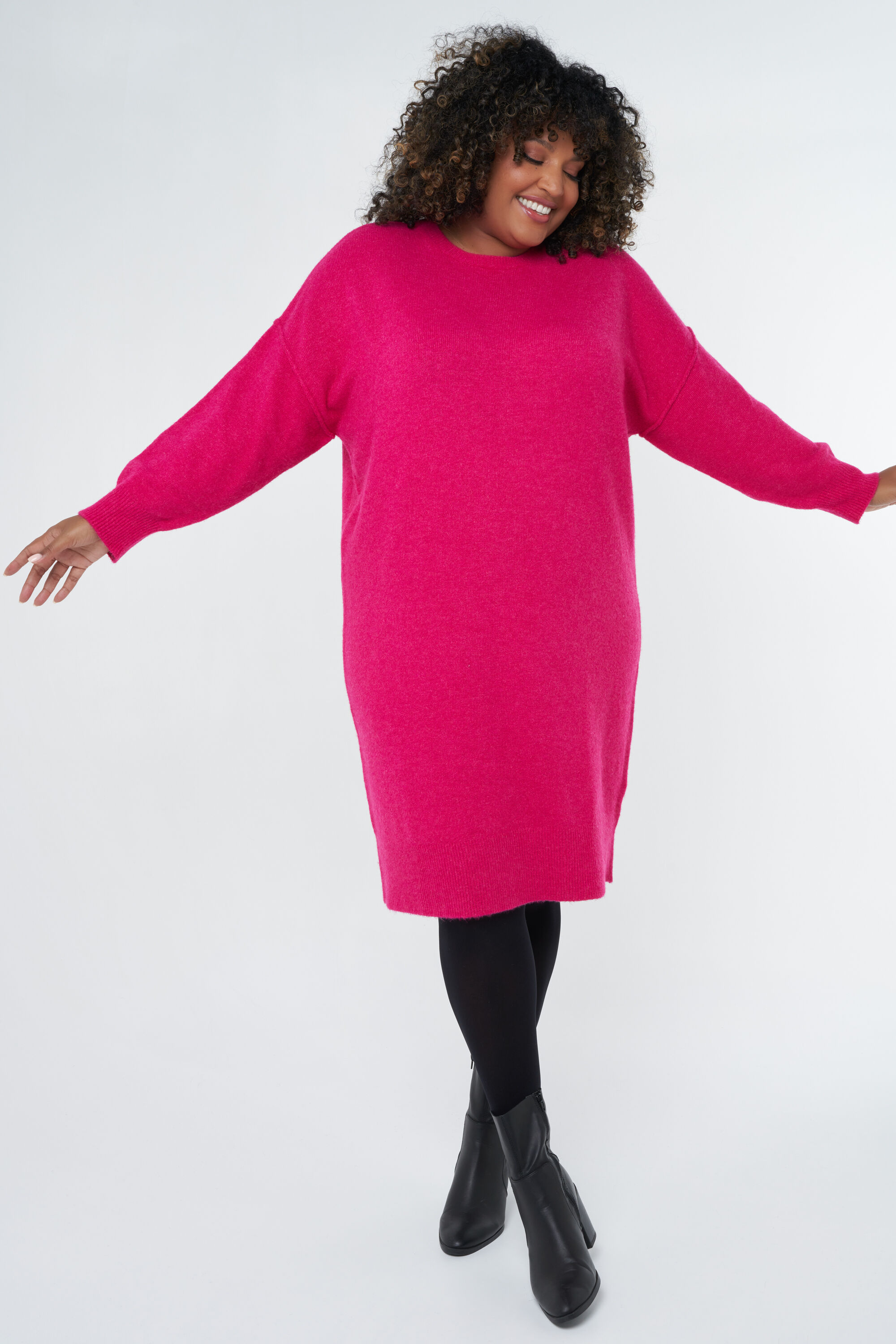 Feinstrick-Midikleid image number 5