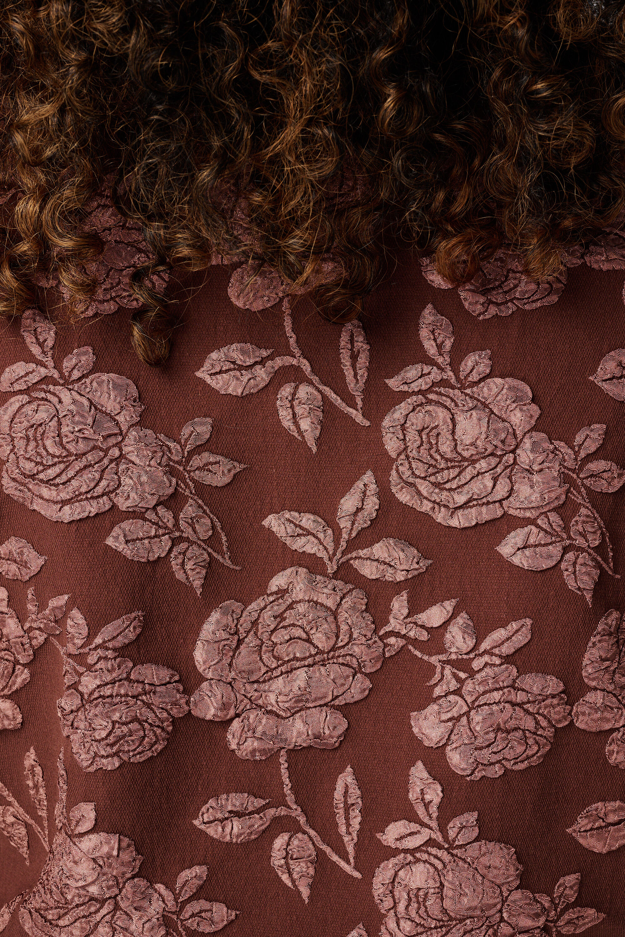 Jacquard Jacke mit Puff&auml;rmeln image number 6