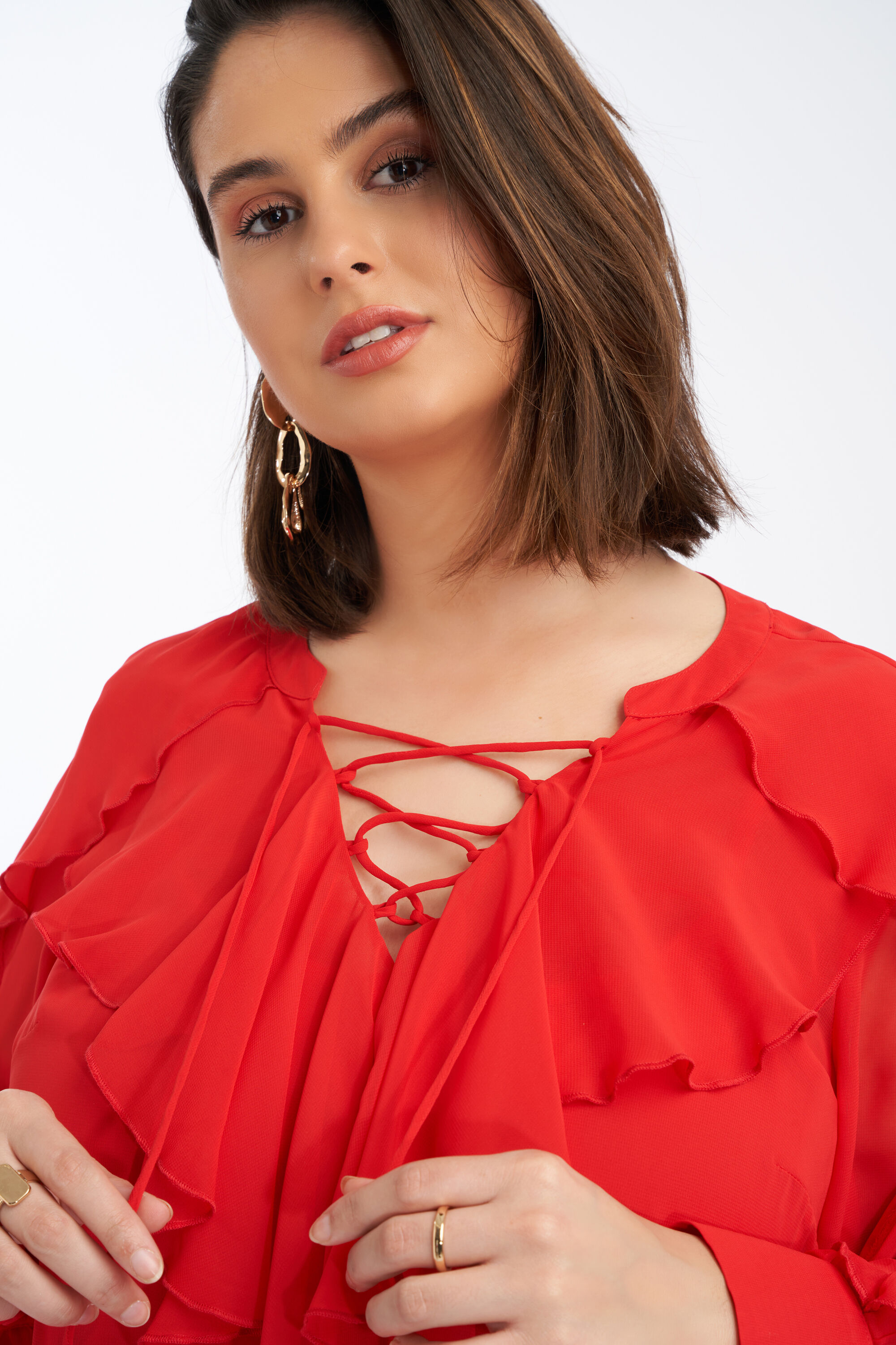 Bluse mit R&uuml;schen image number 5