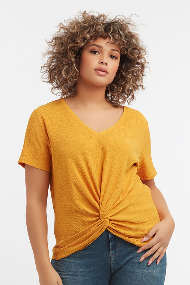 T-Shirt mit Knopf image number 0