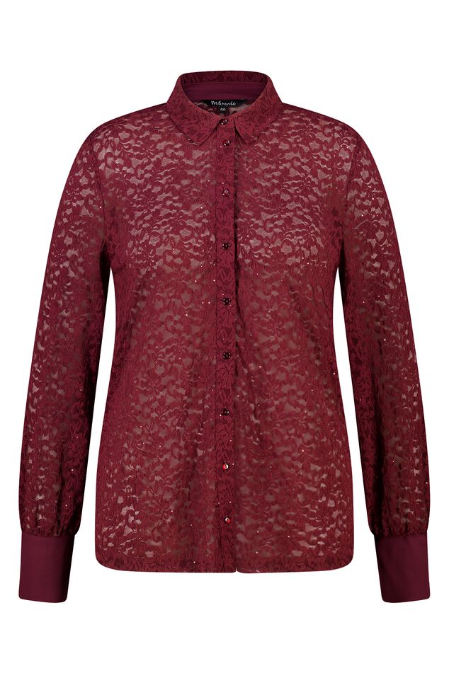 Top mit Spitze und Pailletten image number 1