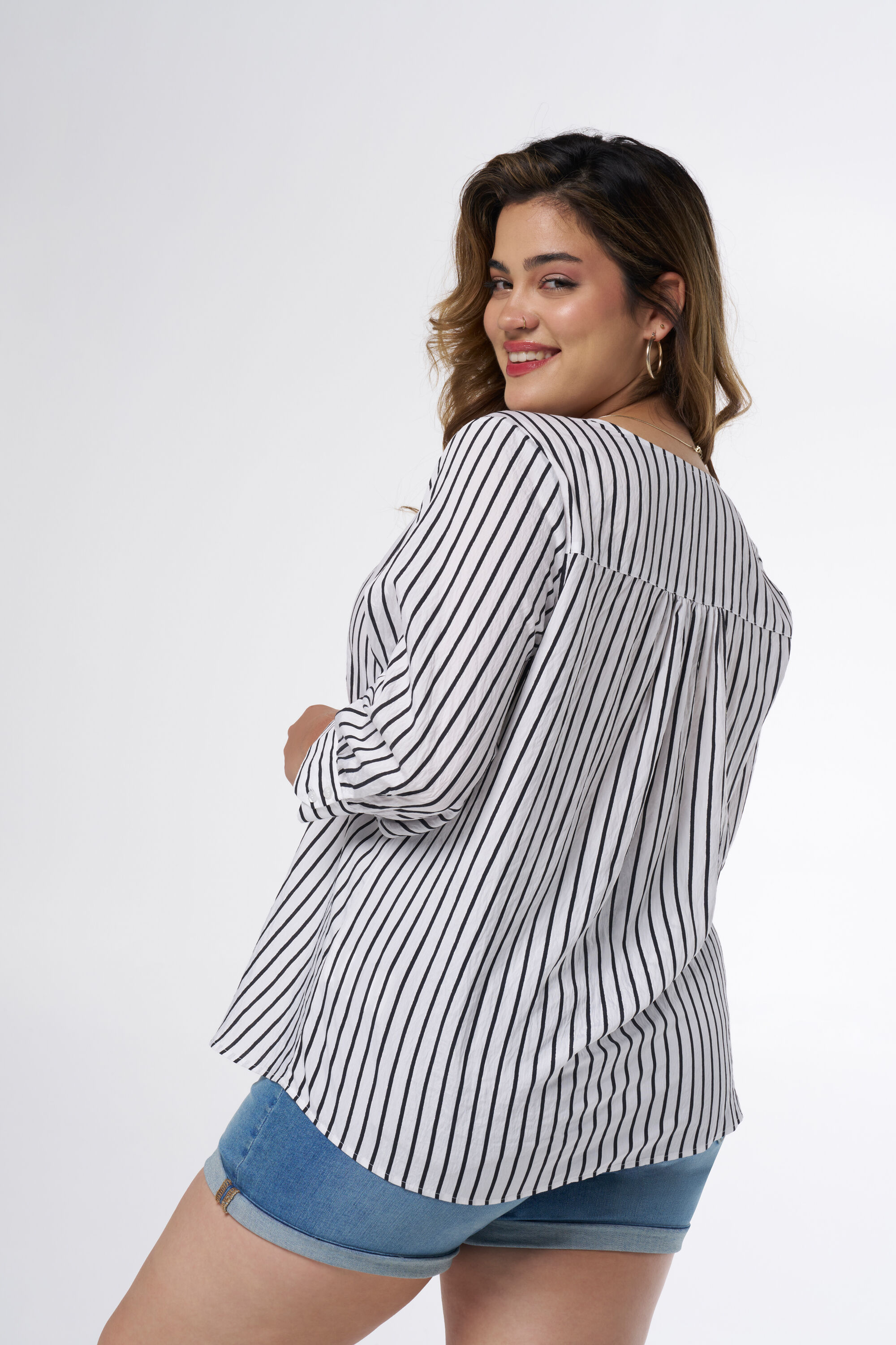 Bluse mit V-Ausschnitt image number 3