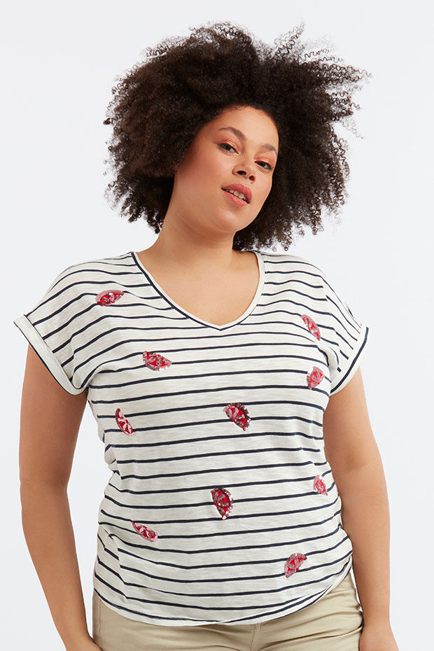 T-Shirt mit Print image number 3