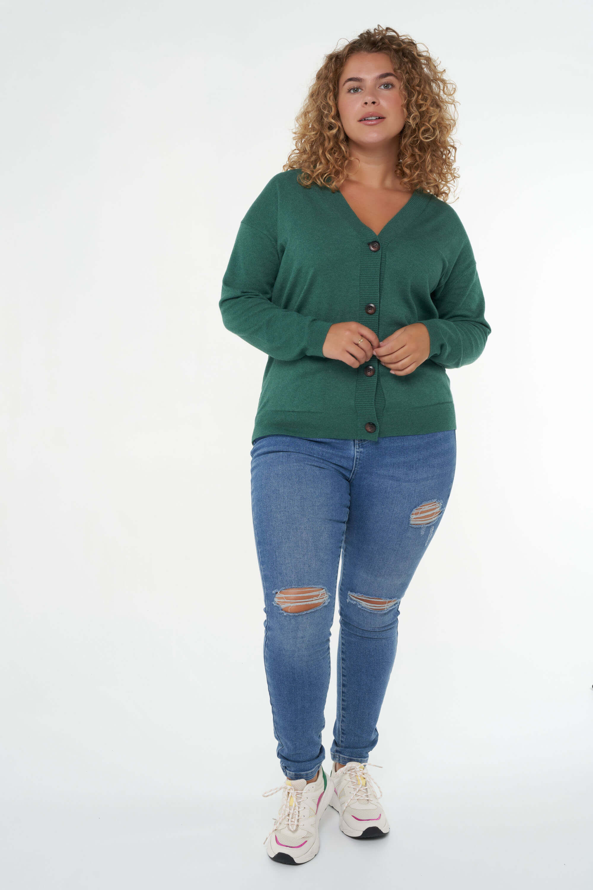 Strick-Cardigan mit Kn&ouml;pfen  image number 6