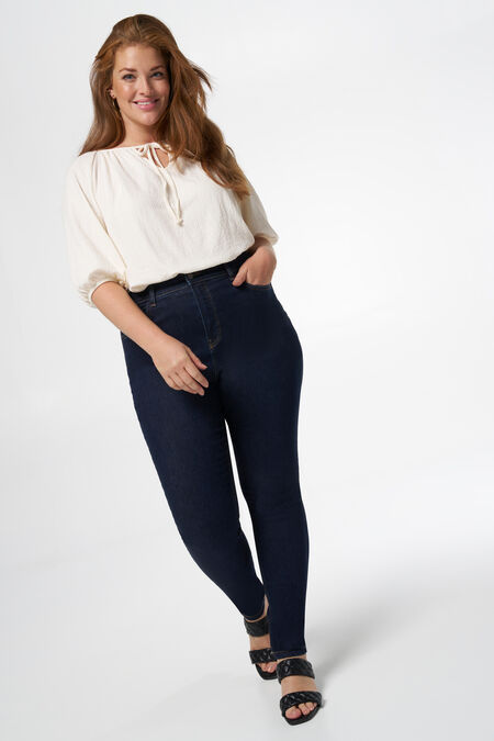 Skinny-Jeans mit hoher Taille CHERRY Skinny-Jeans mit hoher Taille CHERRY