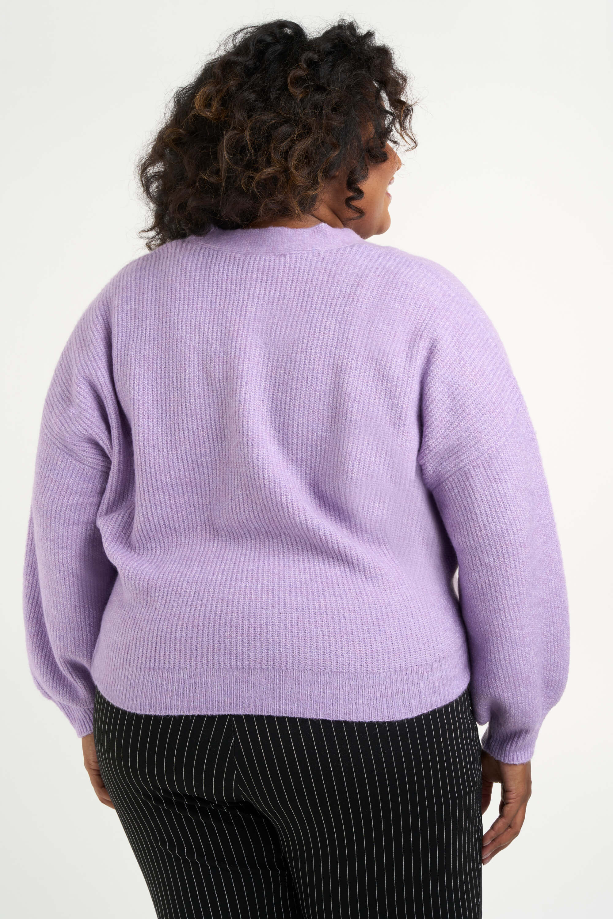 Gestrickter Wickel-Cardigan  image number 3