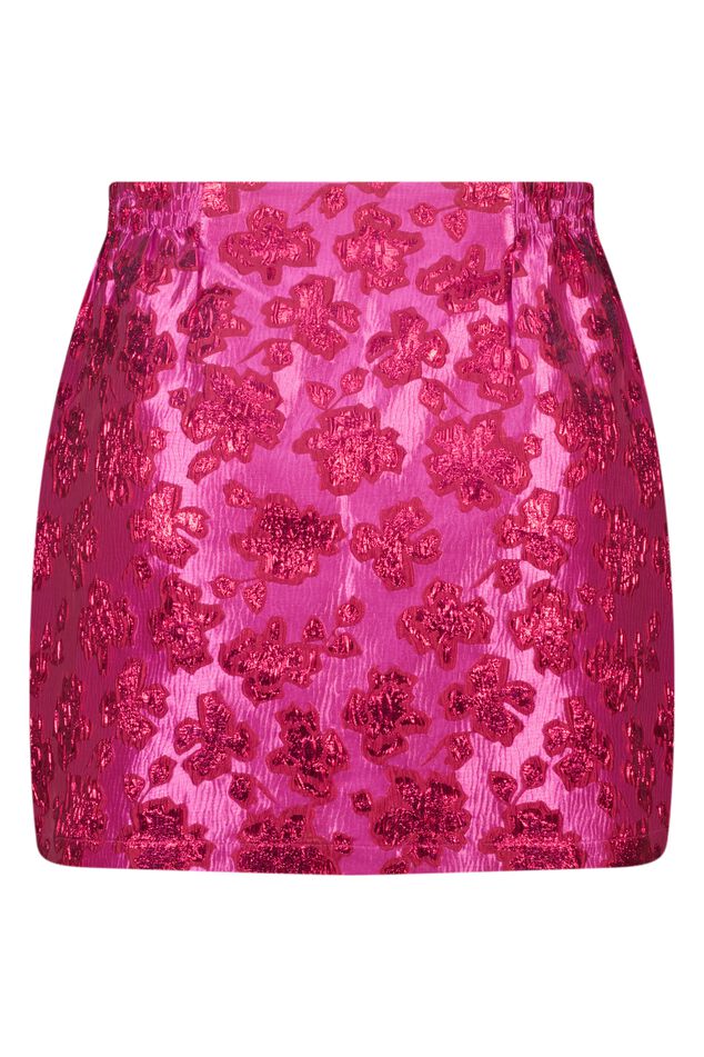 Glitzer-Jacquard-Rock in Wickeloptik image number 2