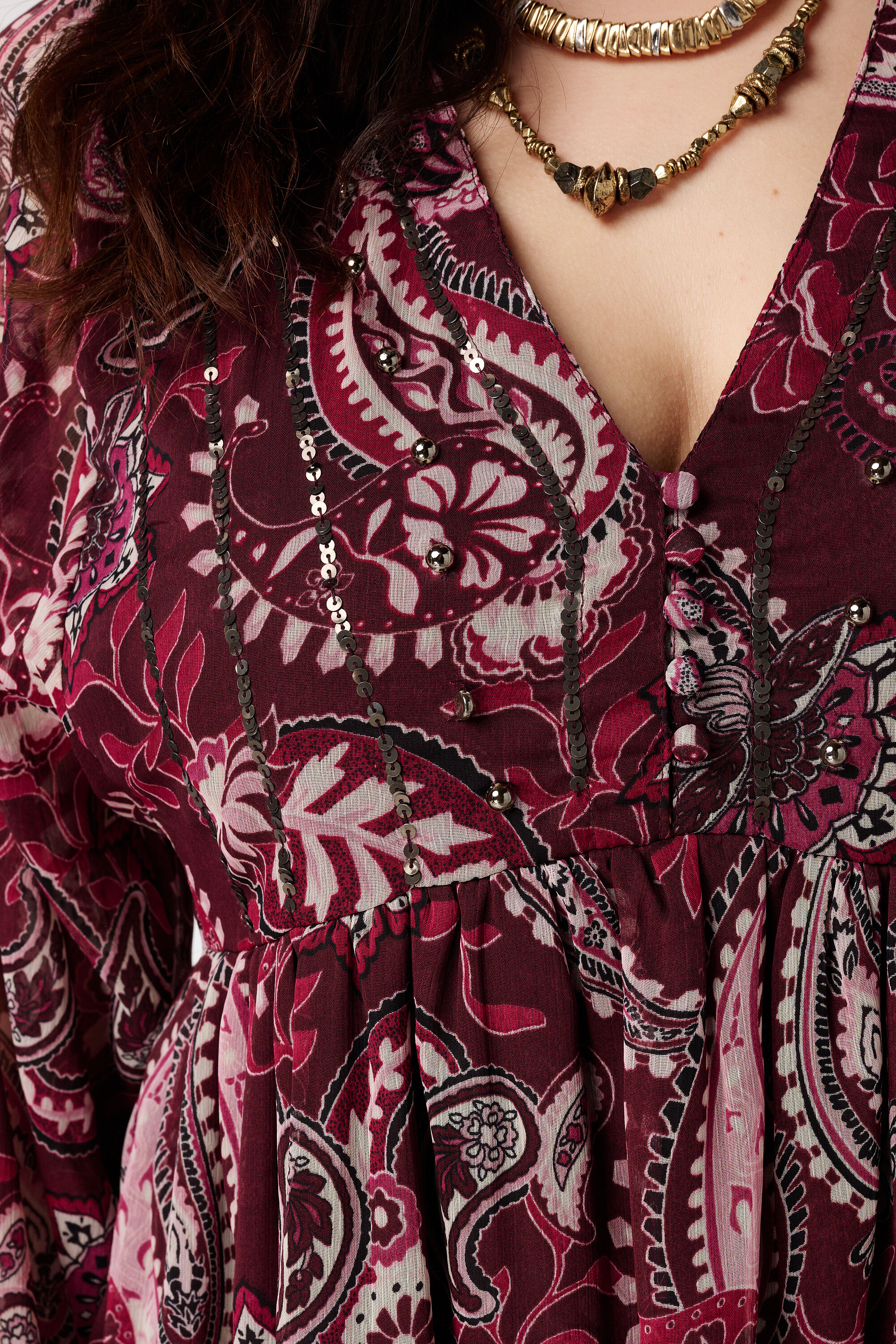 Kleid mit transparenten &Auml;rmeln image number 6