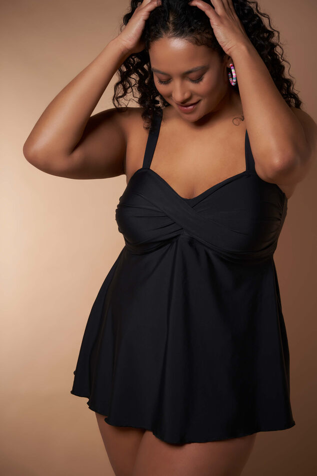 Schwarzes Tankini-Top  image number 0