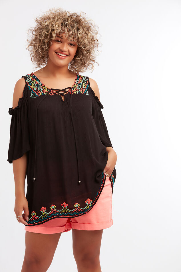 Twill-Shorts in Neon-Pink image number 3