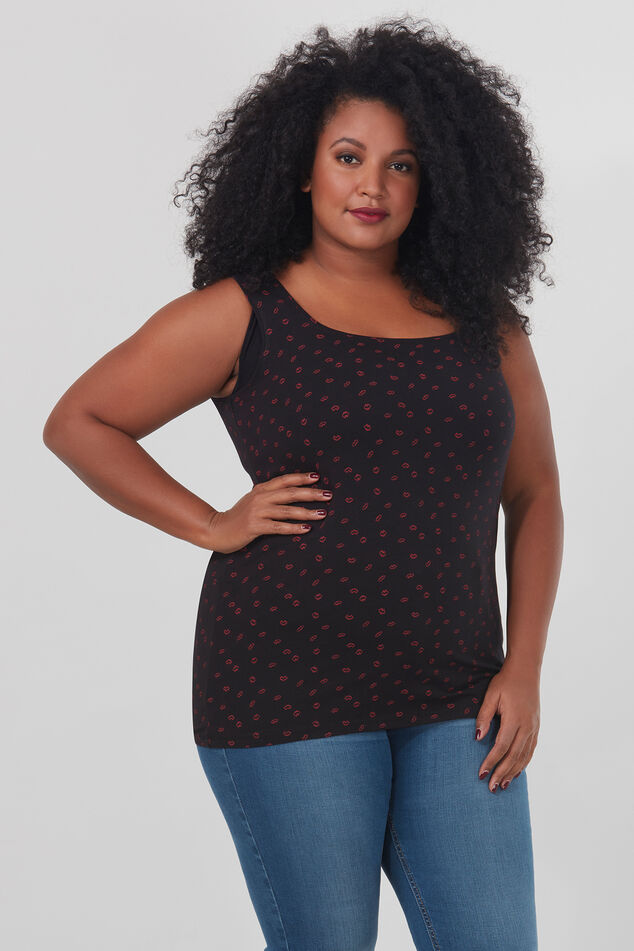 Trägertop mit Print image number 0