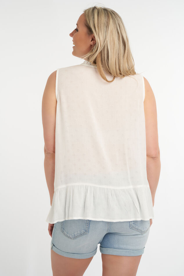 Ärmellose Spitzen-Bluse image number 3