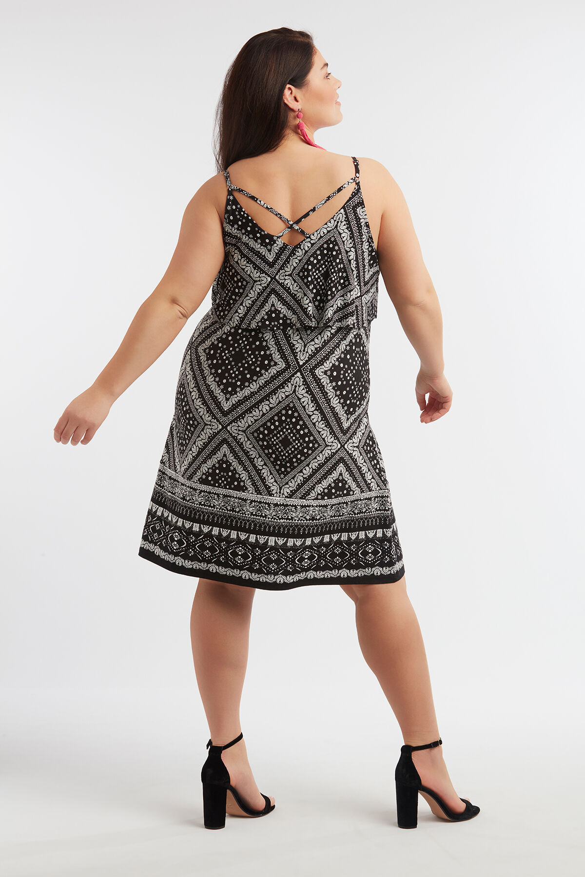 &Auml;rmelloses Print-Kleid image number 5