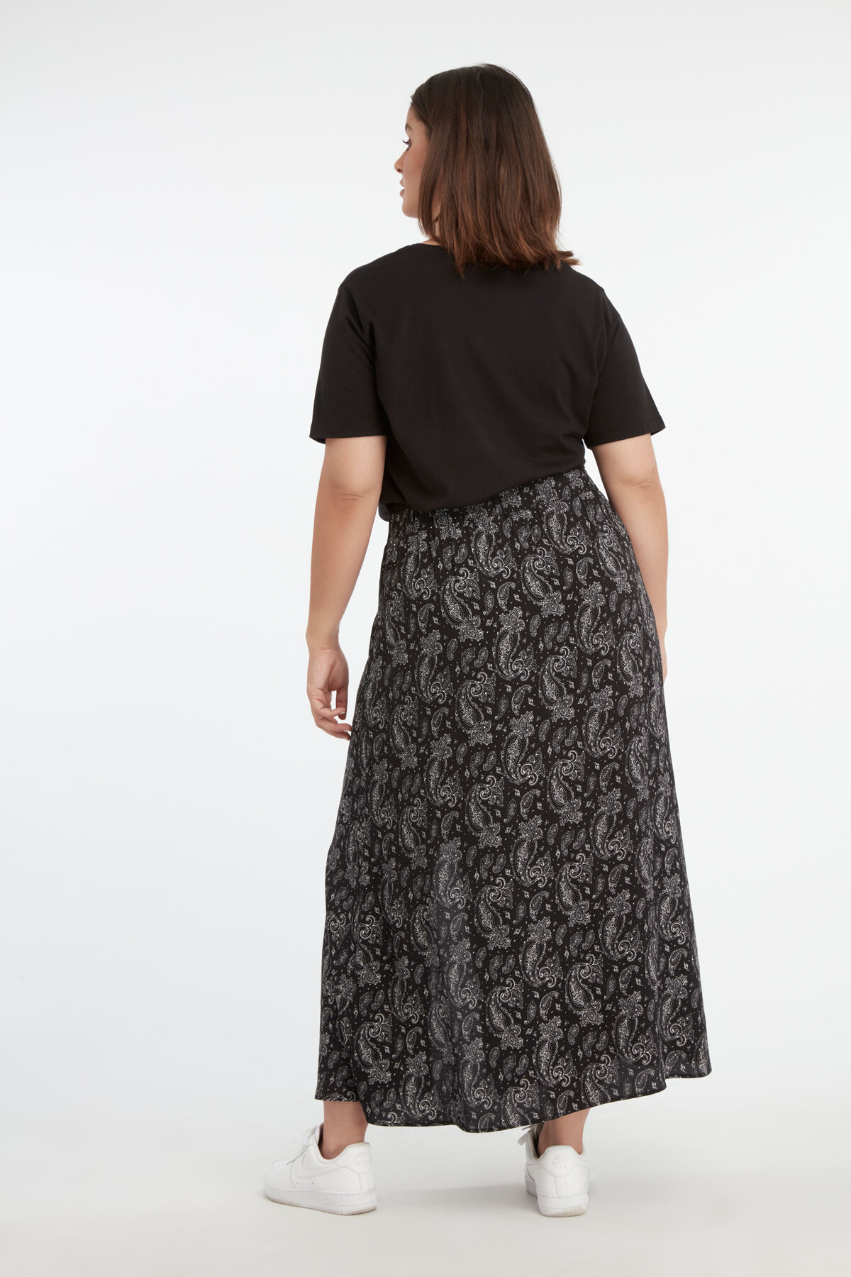 Gekn&ouml;pfter Rock mit Paisley-Print image number 4