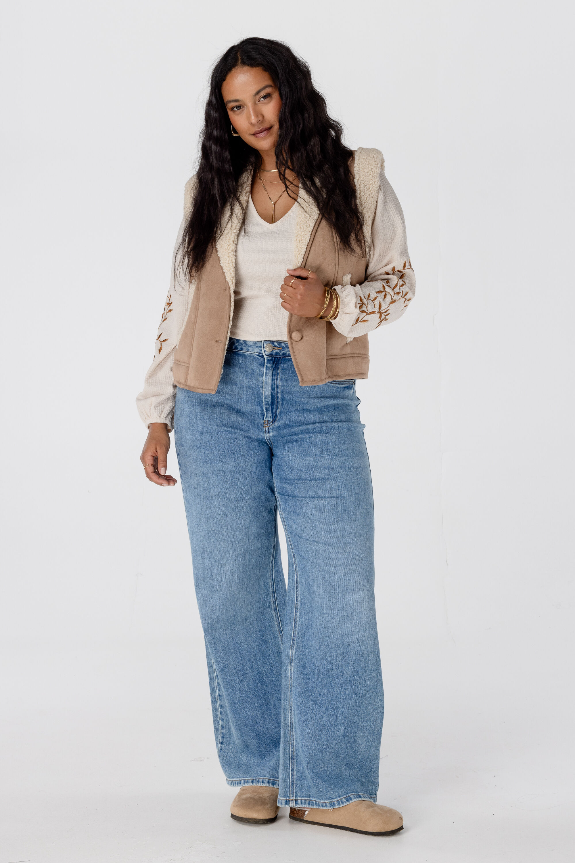 Weste mit Teddyfutter image number 5