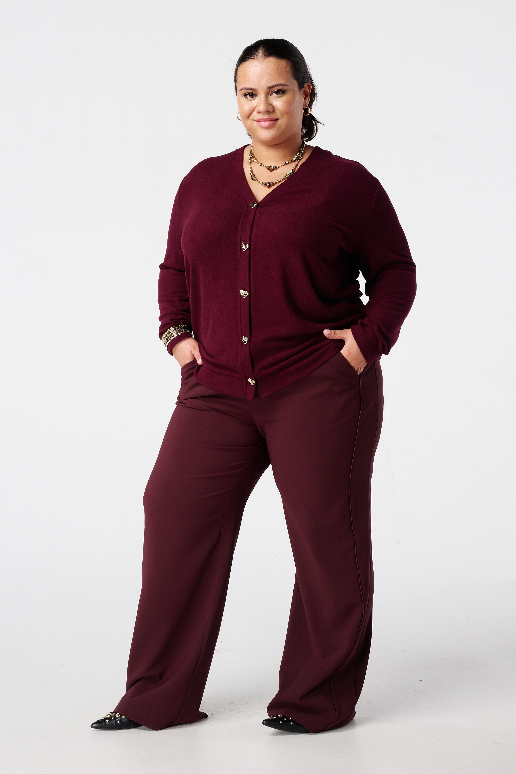 Weste mit goldenen Herzkn&ouml;pfen image number 5