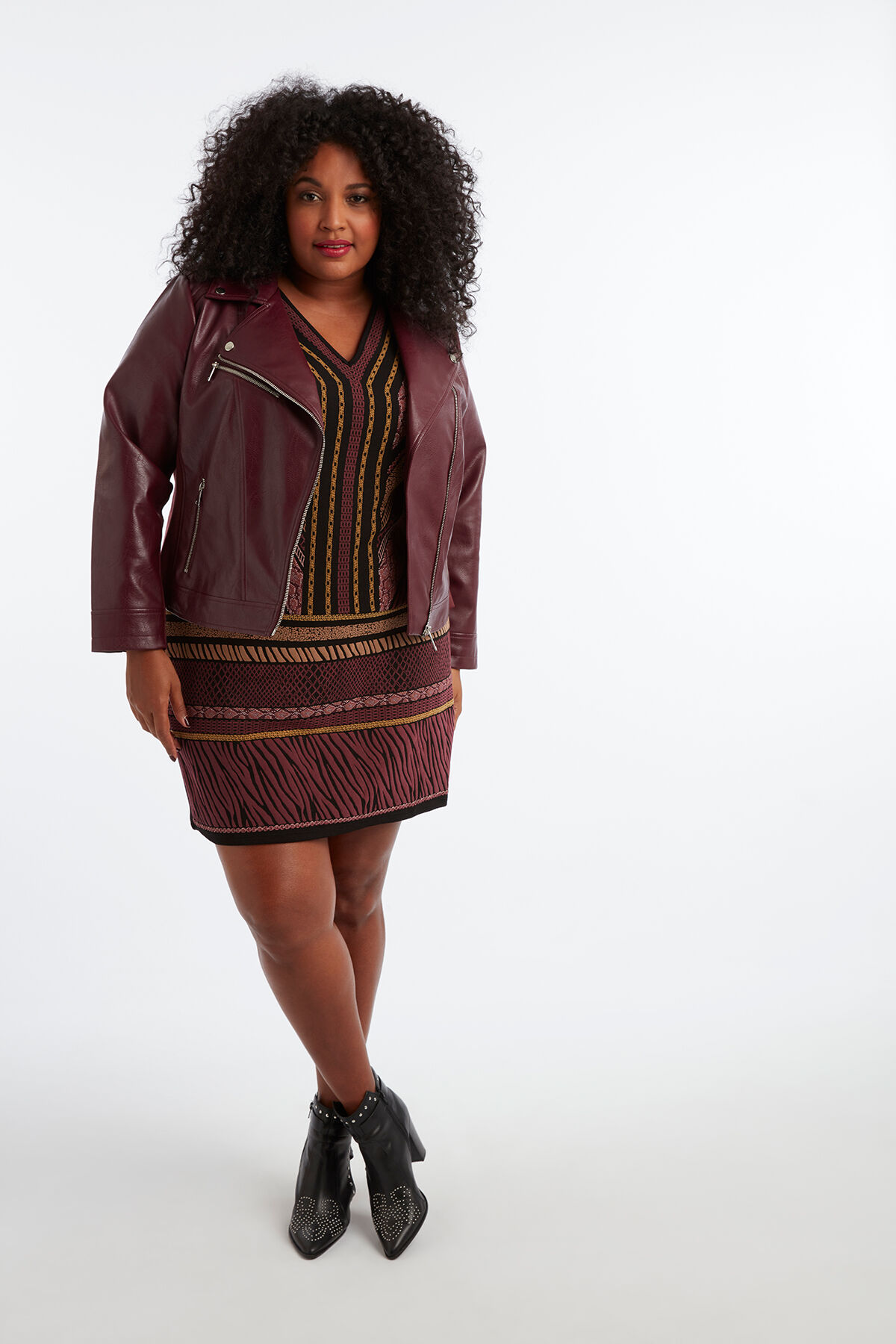 Kleid mit Wachs-Print image number 3