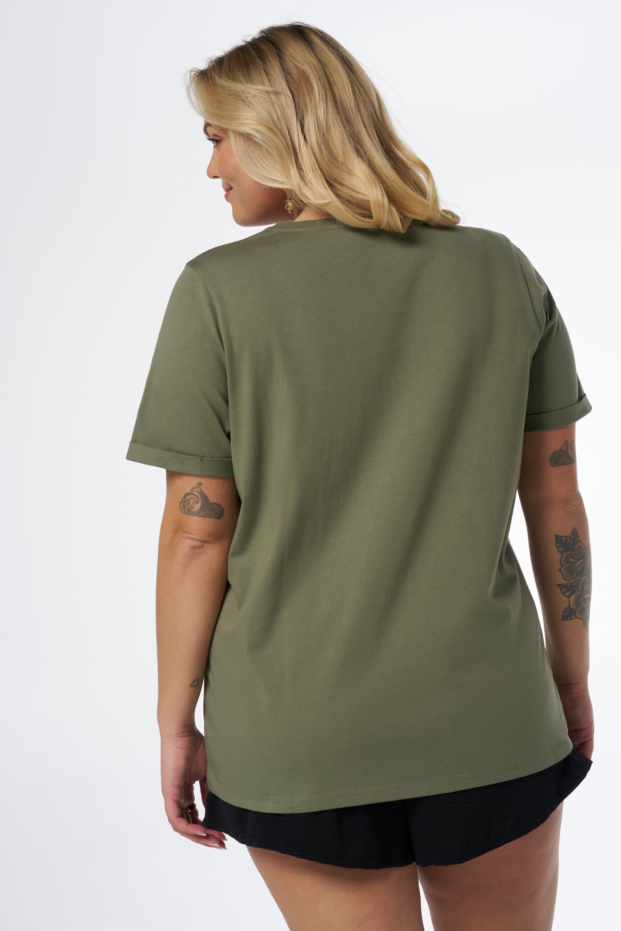 T-Shirt mit Text-Print  image number 3