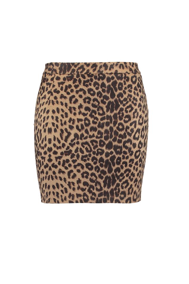 Rock aus Kunst-Veloursleder image number 1