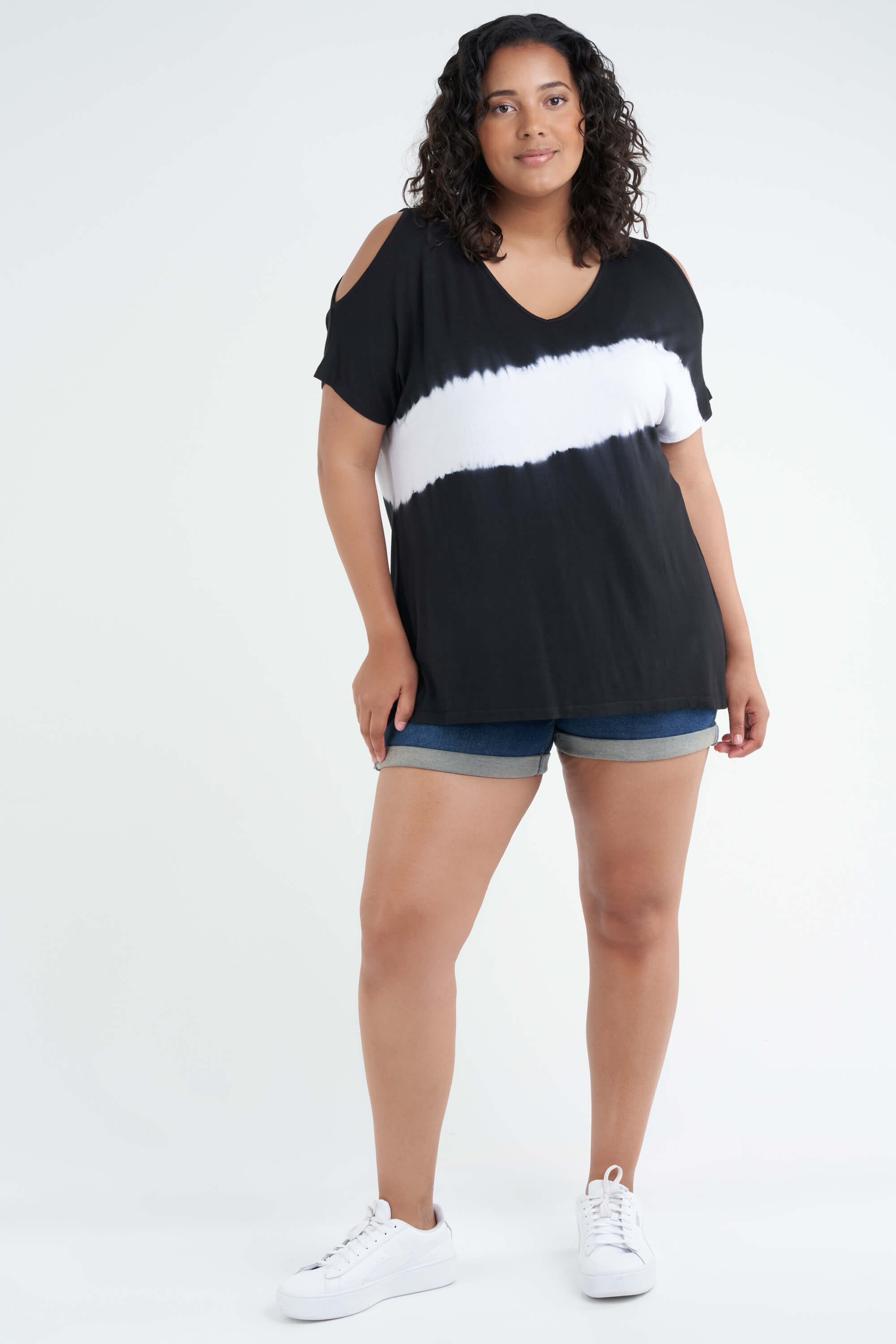 T-Shirt mit Batik-Print image number 5