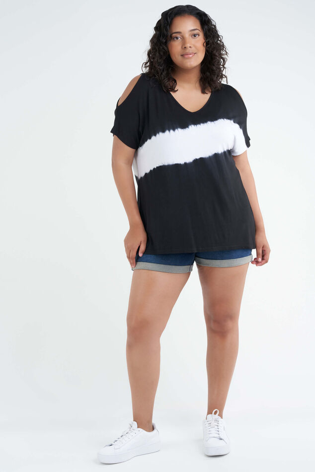 T-Shirt mit Batik-Print image number 5