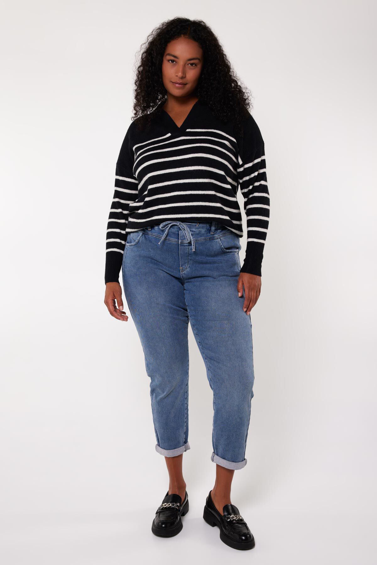 Feinstrickpullover mit Polokragen image number 5