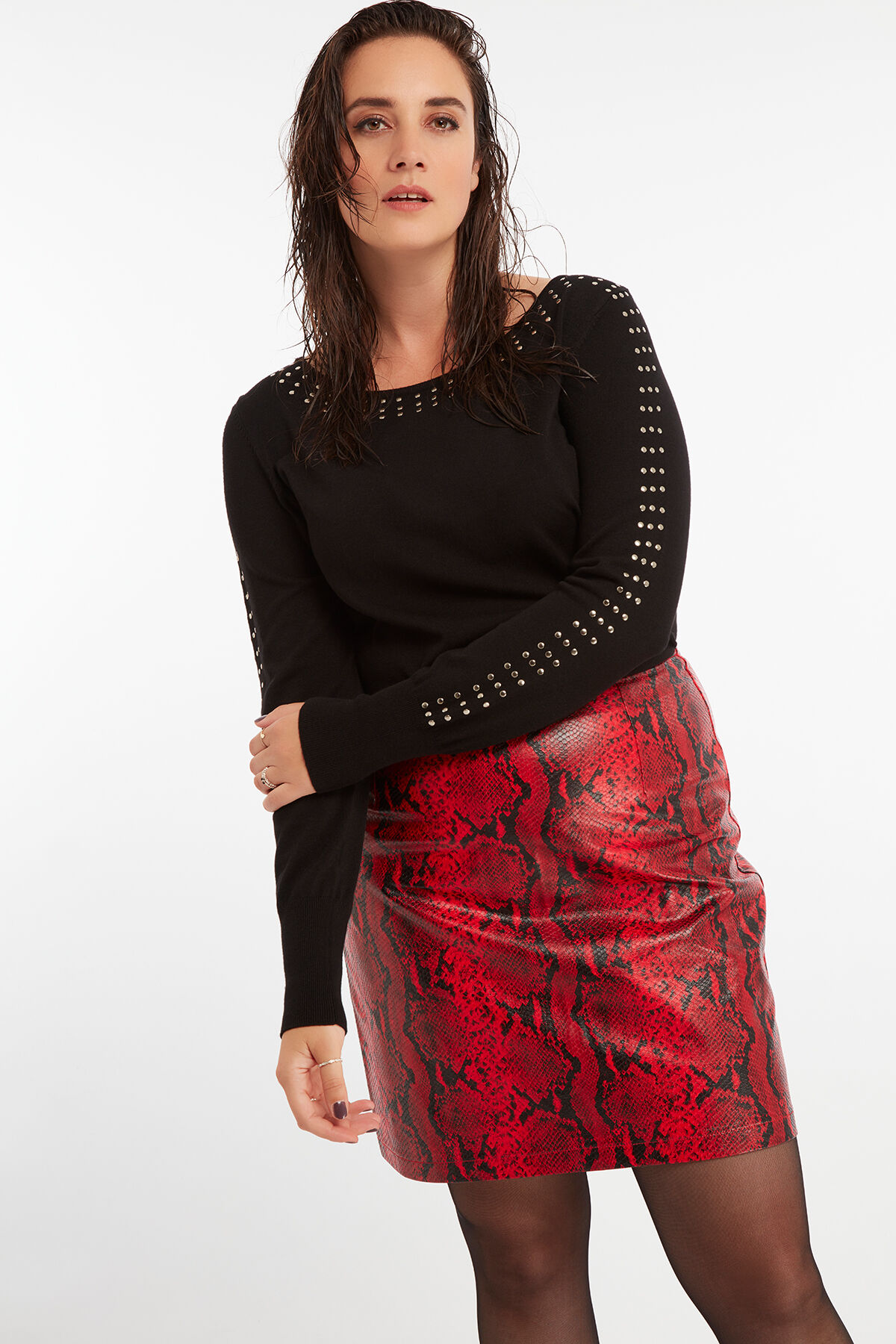 Rock mit Schlangen-Print image number 4