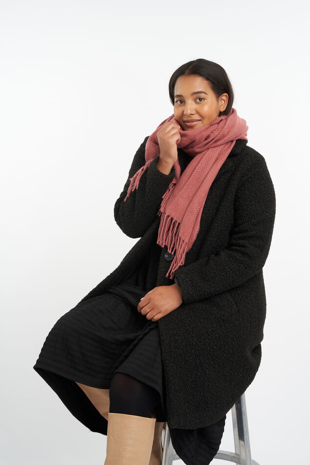 Schal mit Fischgrätmuster image number 2