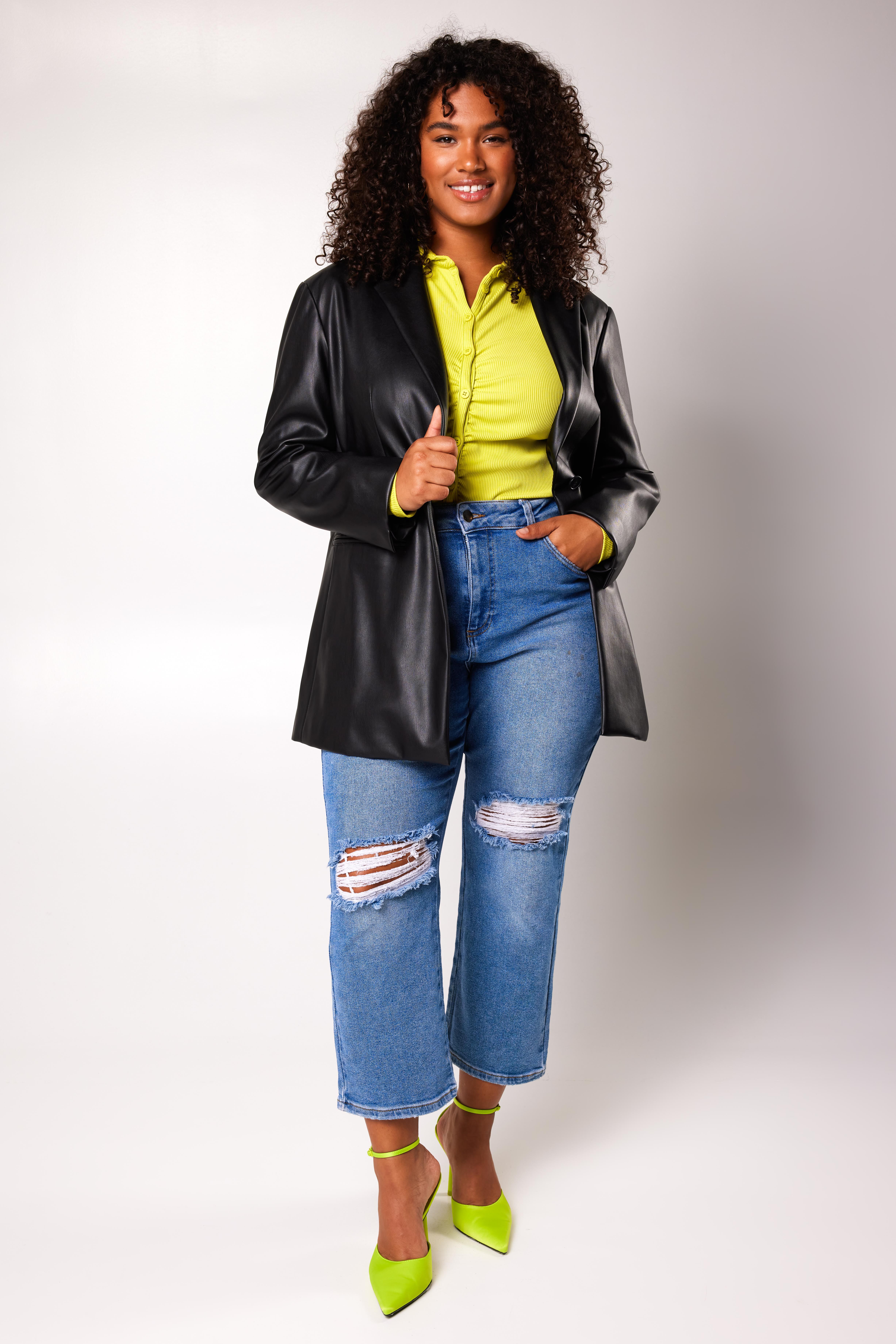 Blazer aus Kunstleder image number 7