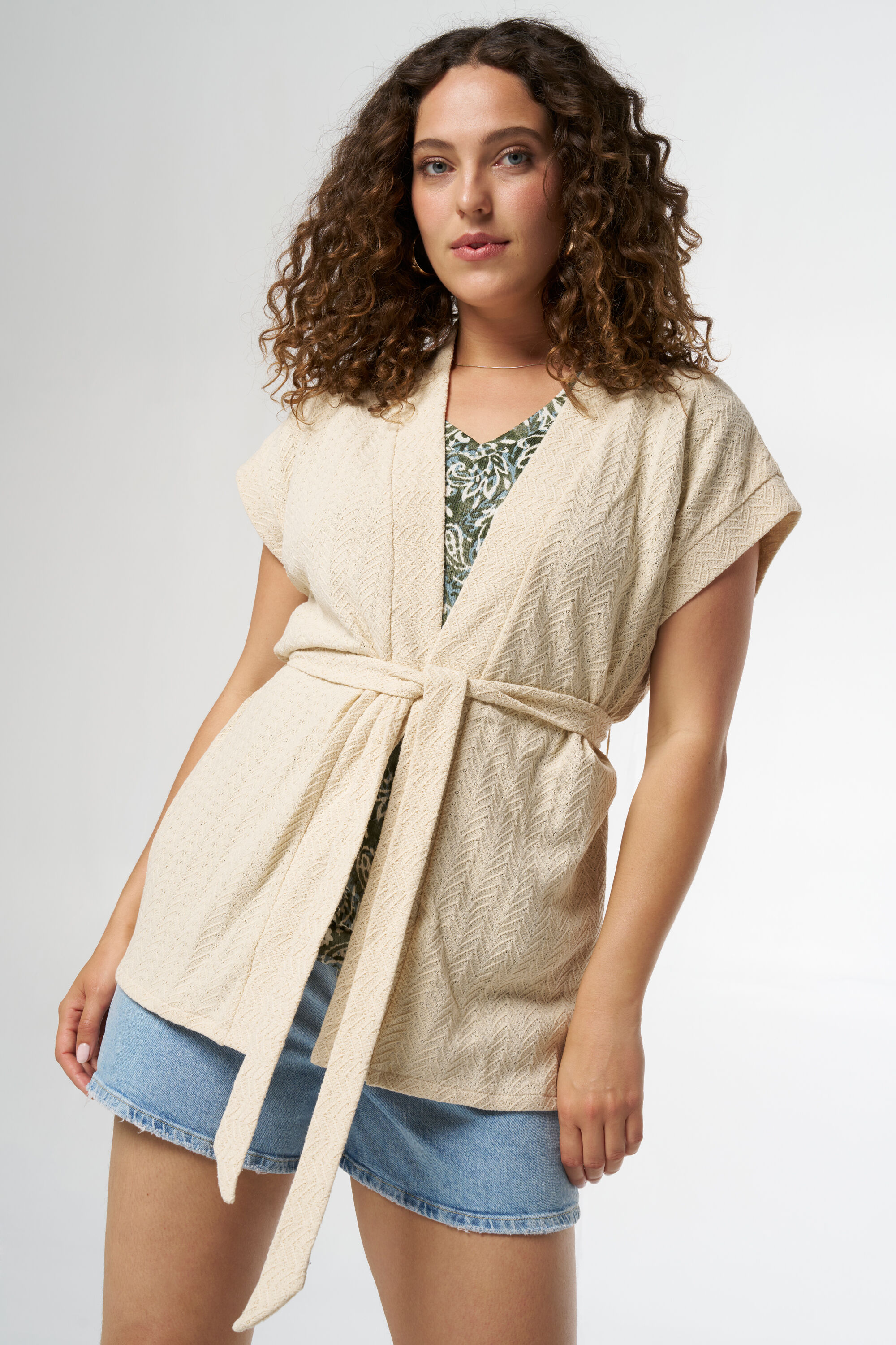 Weste mit G&uuml;rtel image number 0