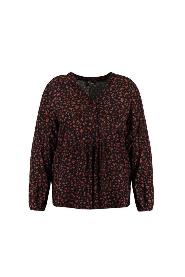 Bluse mit floralem Print image number 1
