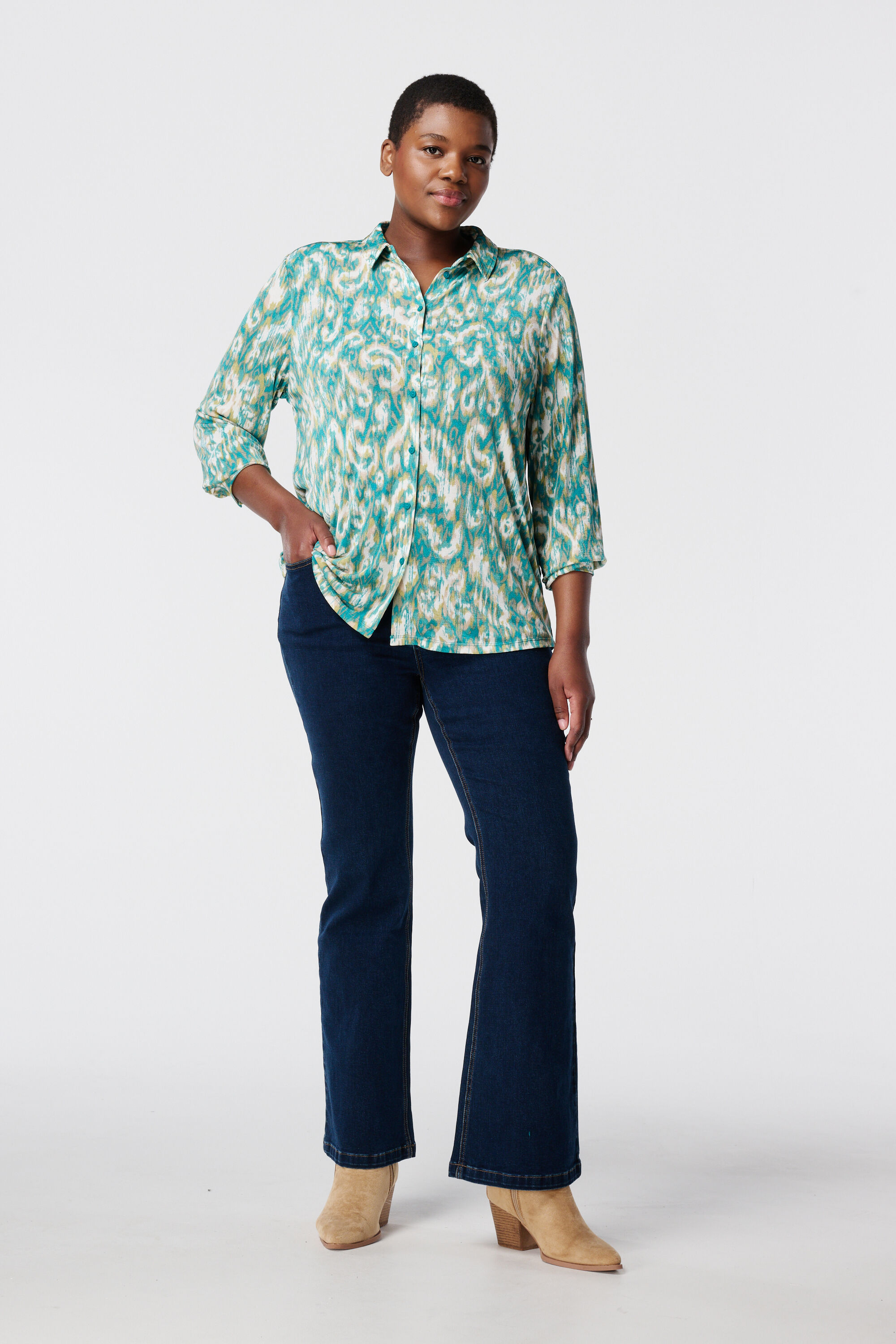 Bluse mit Print image number 5