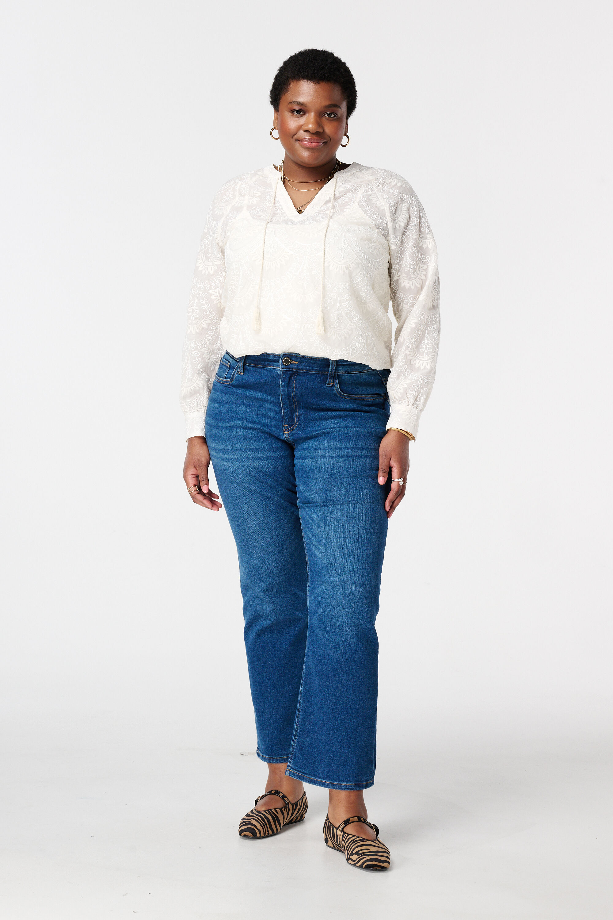 Bluse mit Bindeb&auml;ndern image number 5