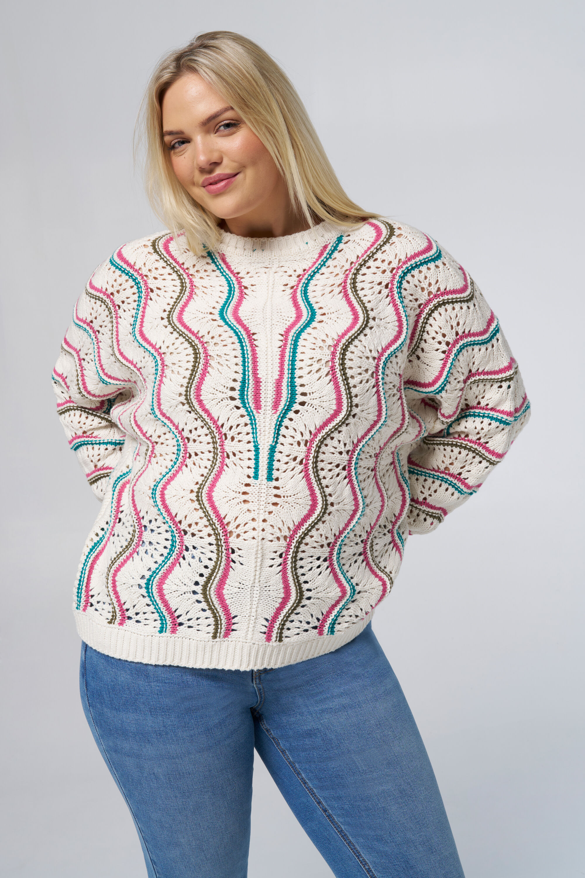 Strickpullover mit Farben image number 5