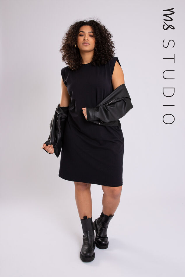 Kleid mit Schulterdetail image number 0