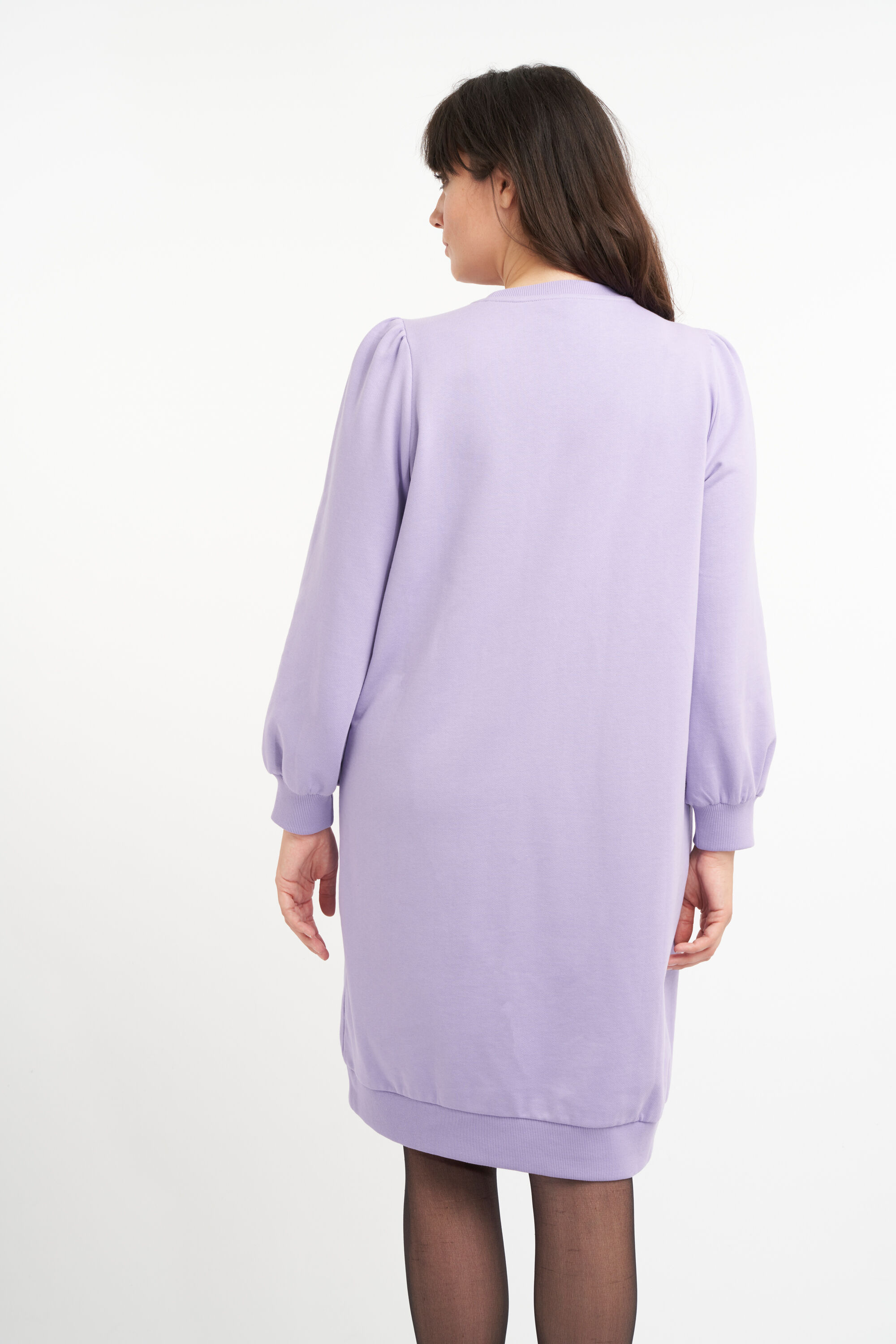 Sweatshirt-Kleid mit Puff&auml;rmeln  image number 3
