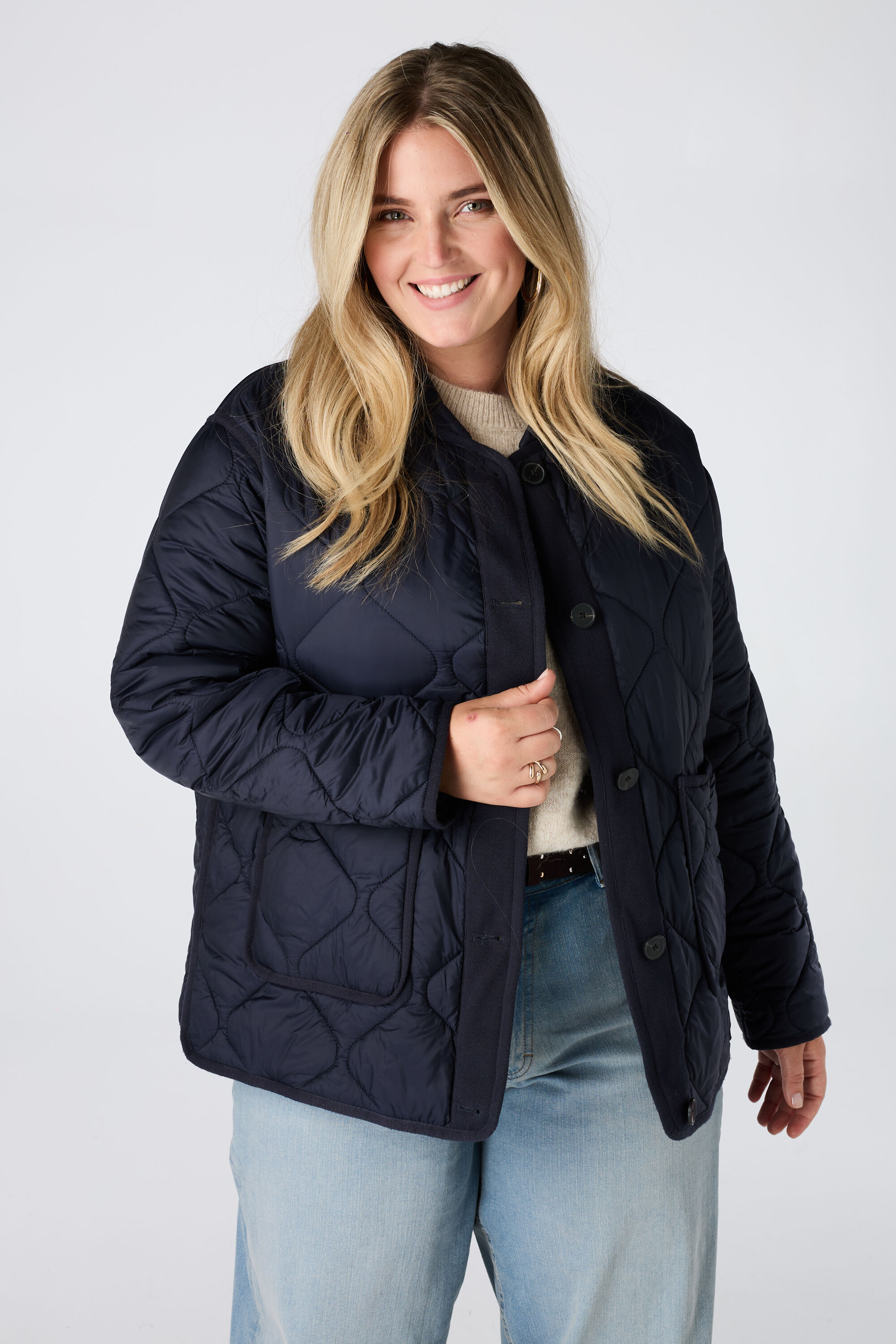 Leicht gesteppte Jacke