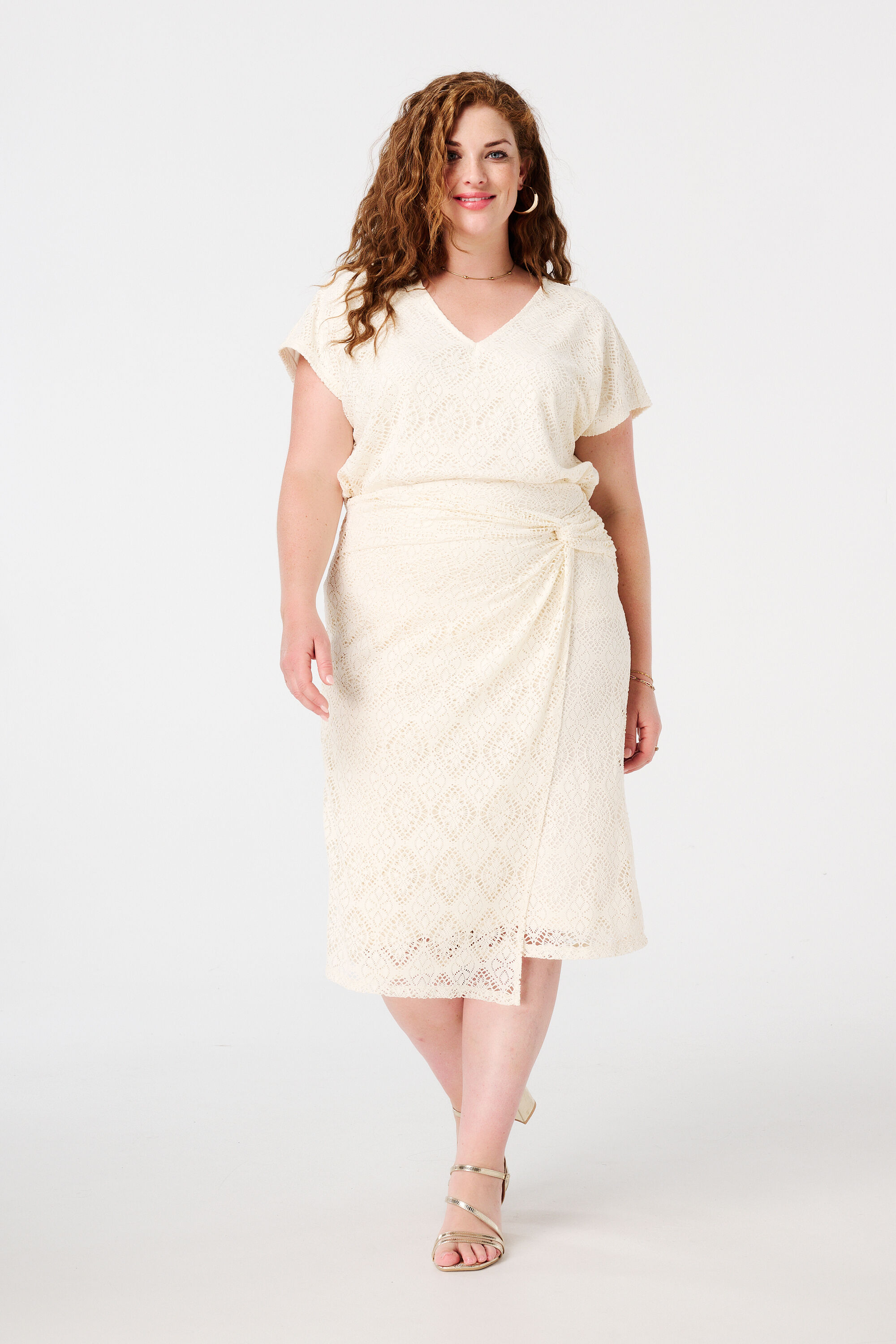 Spitzen-Oberteil mit Stretch image number 5