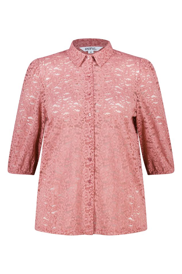 Bluse mit Spitze image number 1